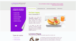 Desktop Screenshot of livraison-repas.net